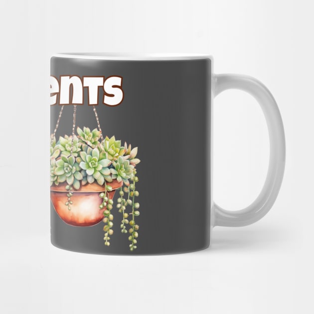 Succulent and Cactus Lover by mw1designsart